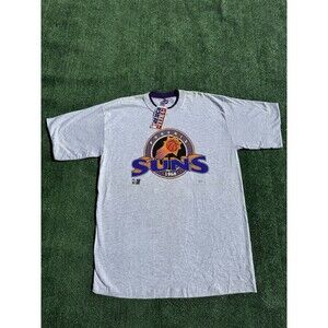 Vintage 90s Phoenix Suns Single Stitch Grey T-Shirt Trenche Ultra NWT Size XL